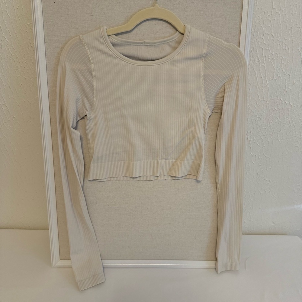 Lululemon Ebb to Street Long Sleeve white opal - Picture 9 of 9